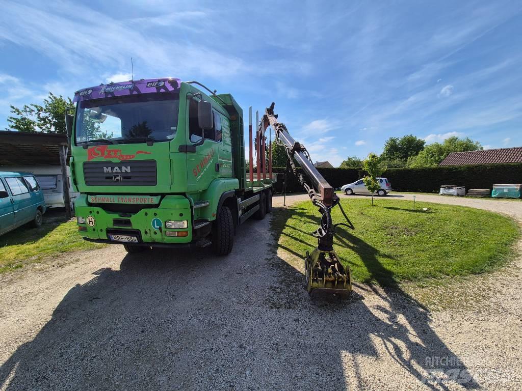 MAN 33.483 FDAC Holztransporter