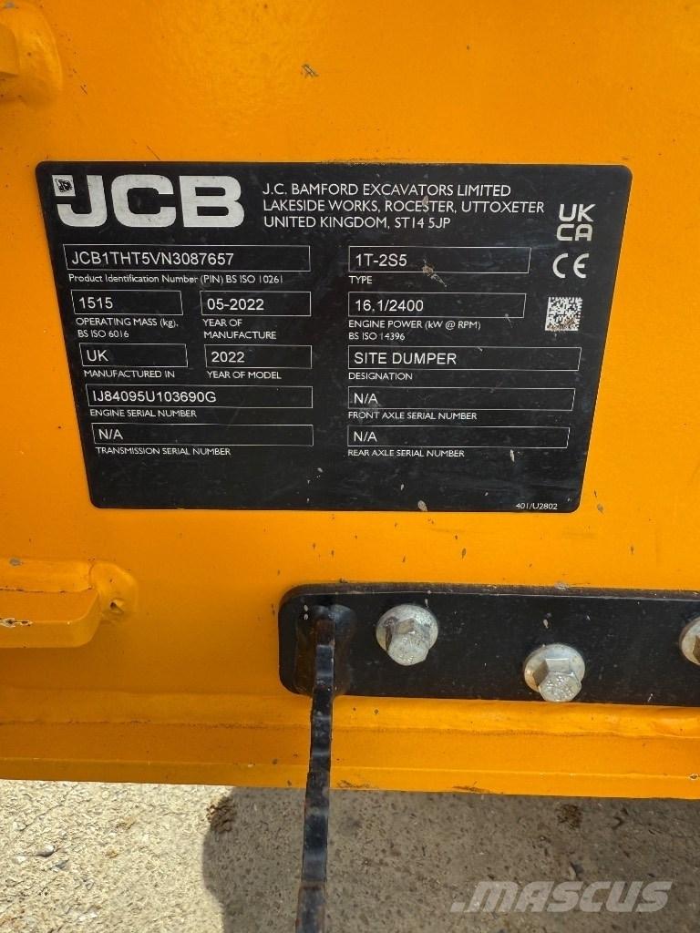 JCB 1 T Minidumper