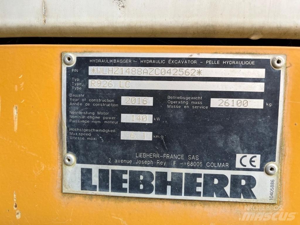 Liebherr 926 Raupenbagger