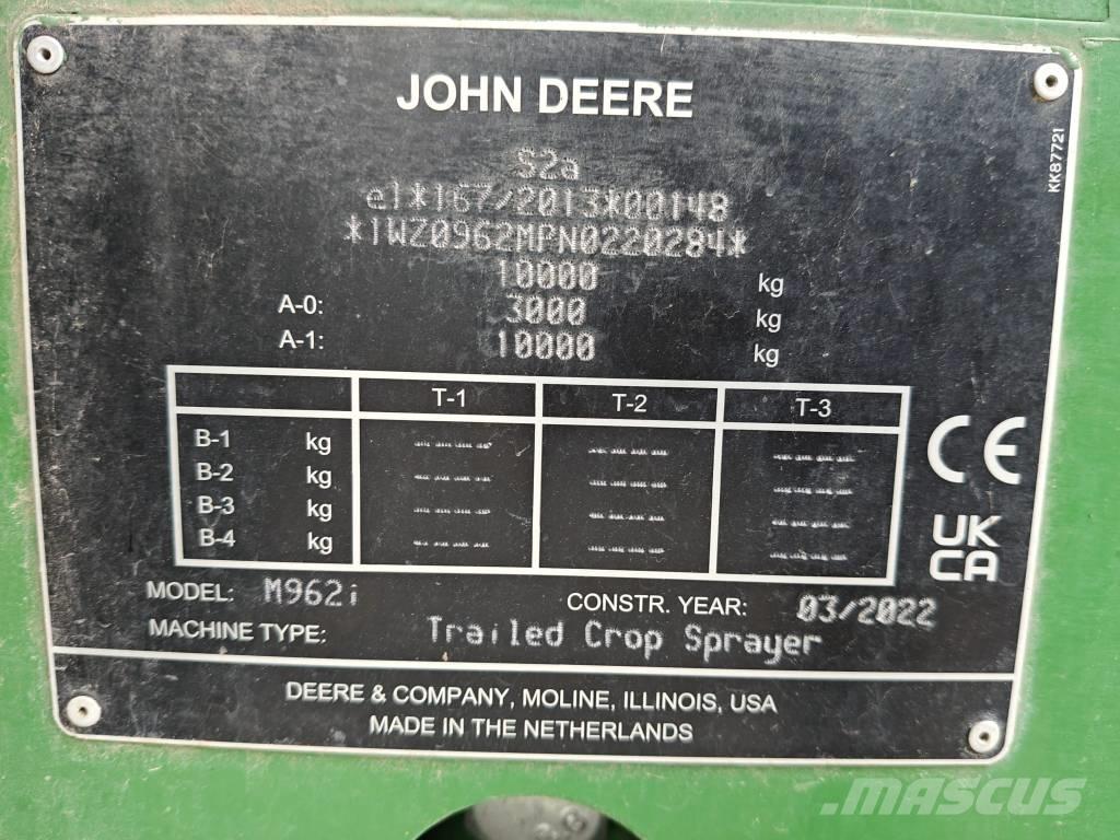 John Deere M 962 i Anhängespritzen