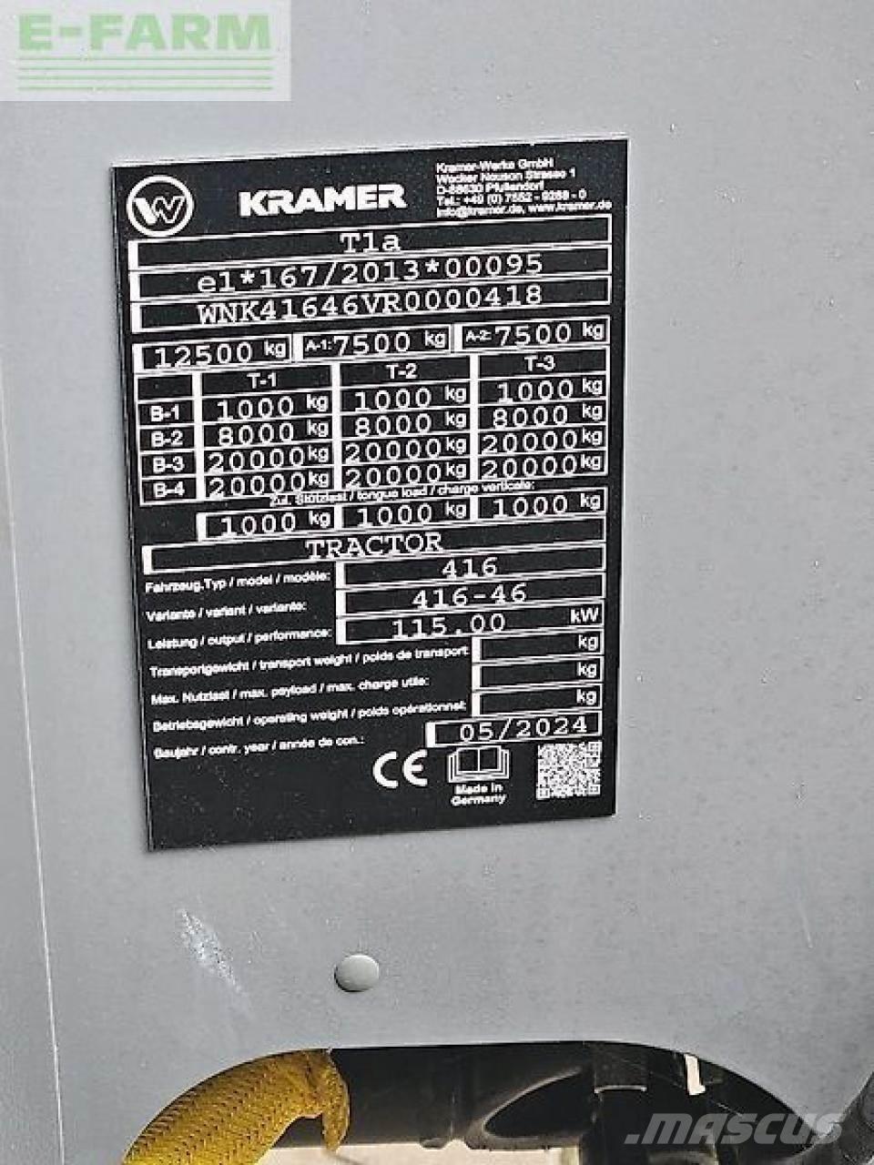 Kramer kt559 Teleskoplader für Landwirtschaft