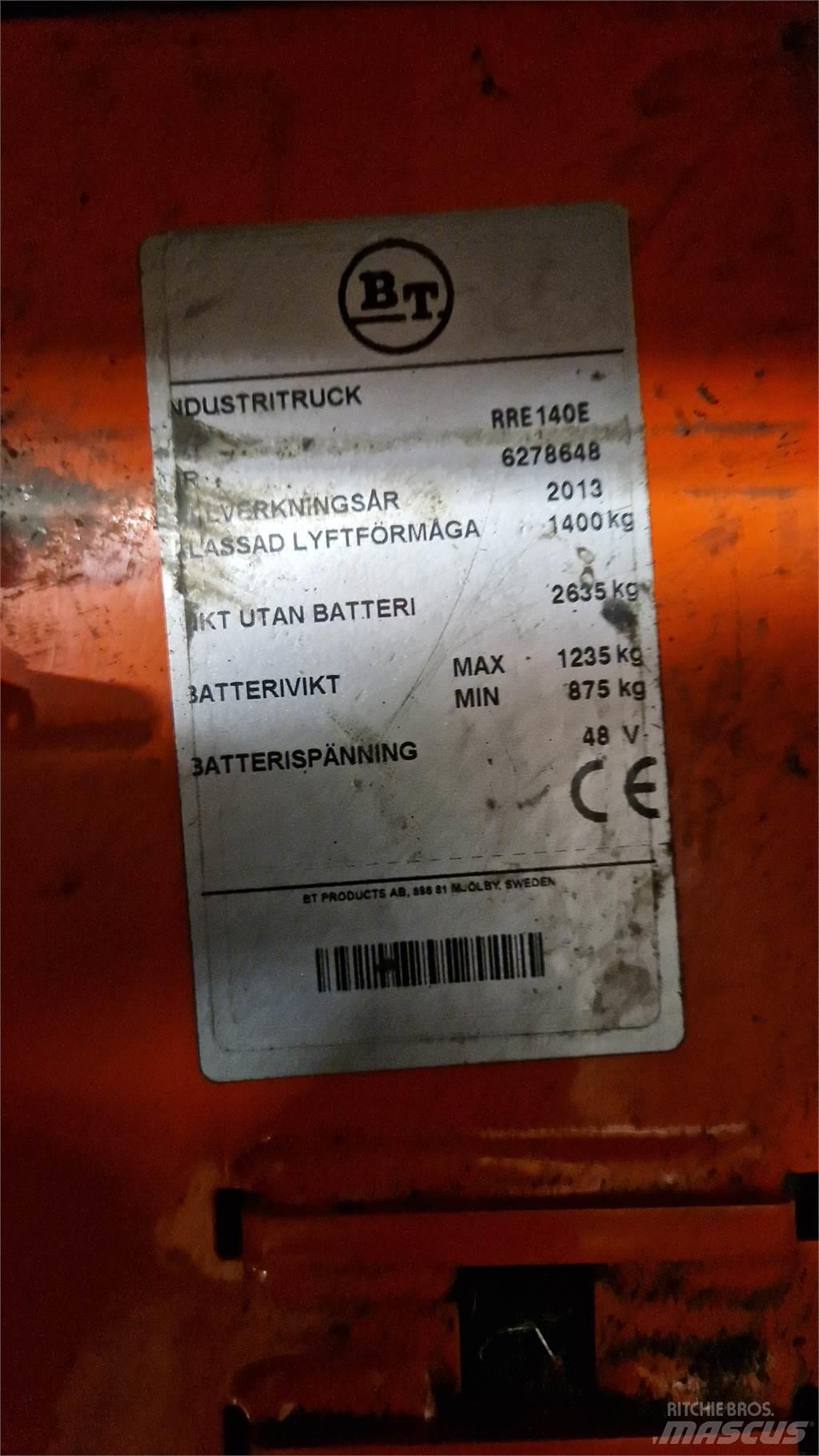BT RRE140E Schubmaststapler