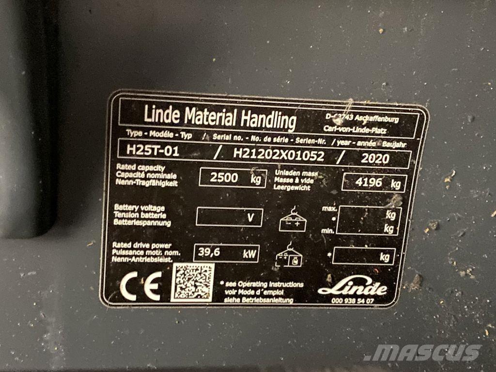 Linde H25T-01 Gasstapler