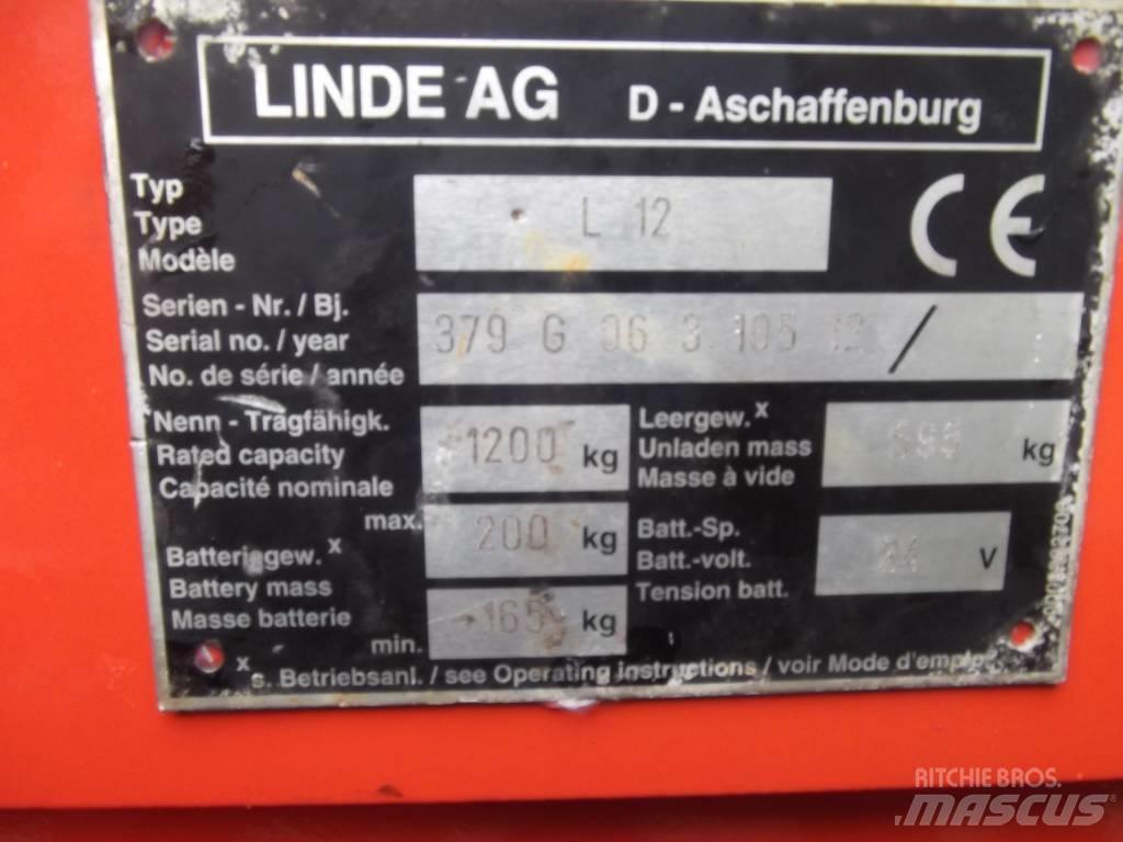 Linde L12 /379/ V-2097 Selbstfahrstapler