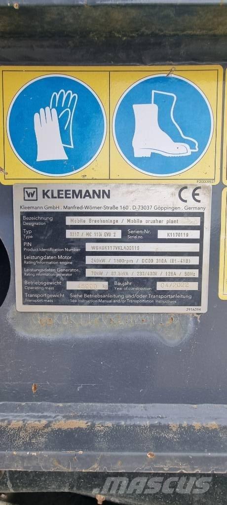 Kleemann MC110i Evo2 Pulverisierer