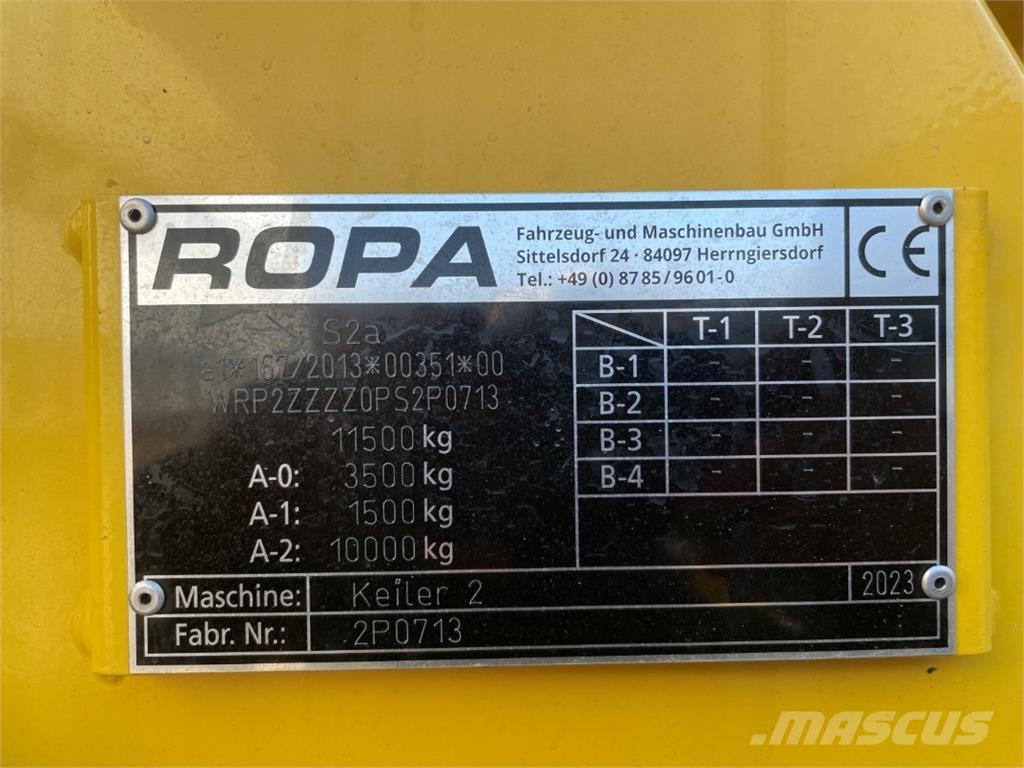 Ropa KEILER 2 Kartoffelvollernter