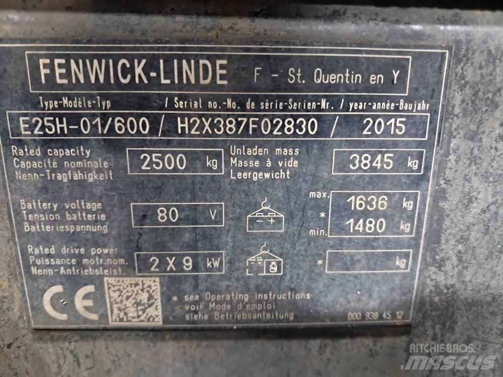 Linde E25H-01/600 Elektrostapler