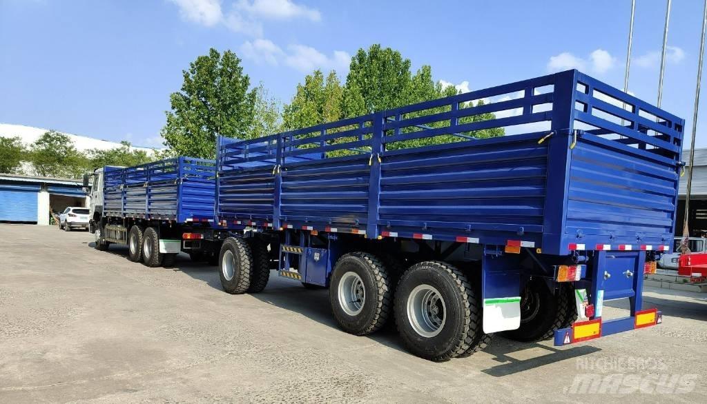 Howo 371 Pritschenwagen/Pritschenwagen mit Seitenklappe
