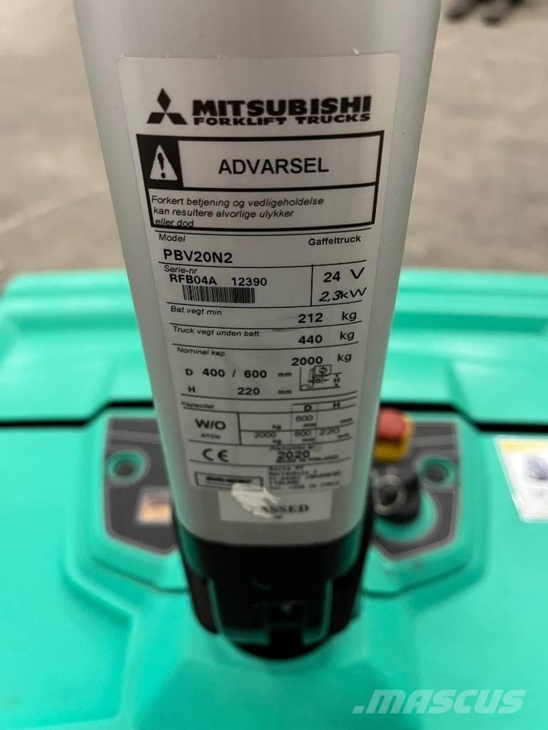 Mitsubishi PBV20N2 Deichselstapler