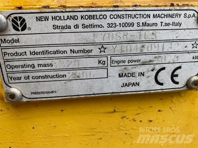 New Holland E 70 SR Midibagger  7t - 12t