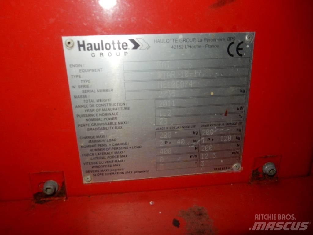 Haulotte Star 10 Gelenkteleskoparbeitsbühnen