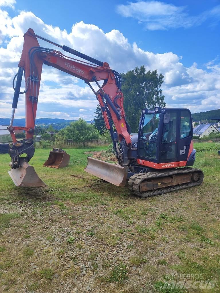 Kubota KX 080-4 Midibagger  7t - 12t