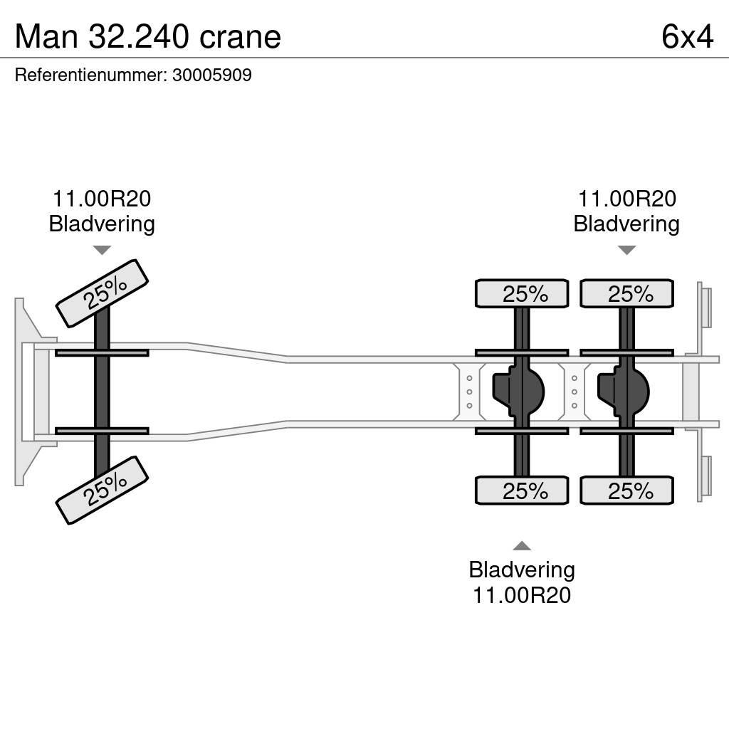 MAN 32.240 crane Kranwagen