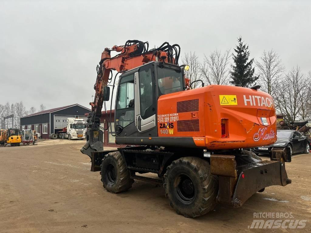 Hitachi ZX 140 W-3 Mobilbagger