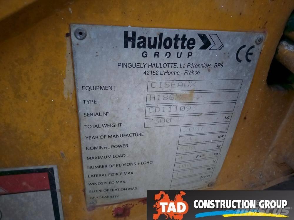 Haulotte H 18 SX Scheren-Arbeitsbühnen