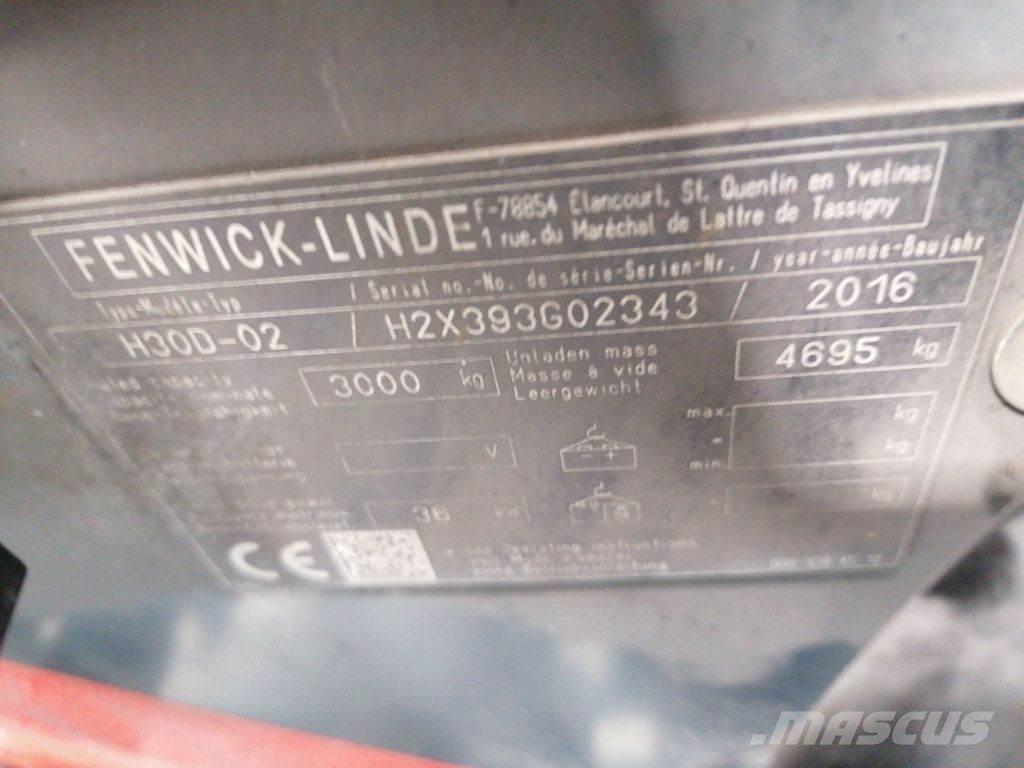 Linde H30D-02 Dieselstapler