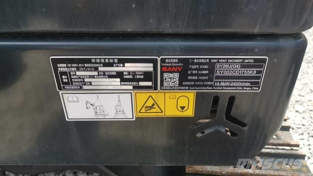 Sany SY26U Minibagger < 7t