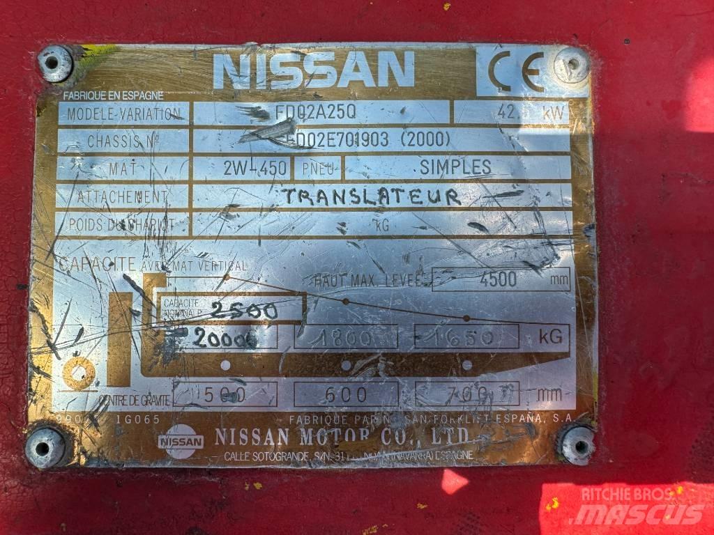 Nissan FD02A25Q Dieselstapler
