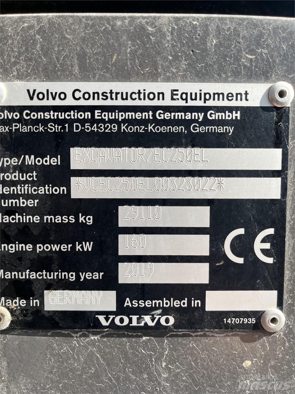 Volvo EC 250 EL Raupenbagger