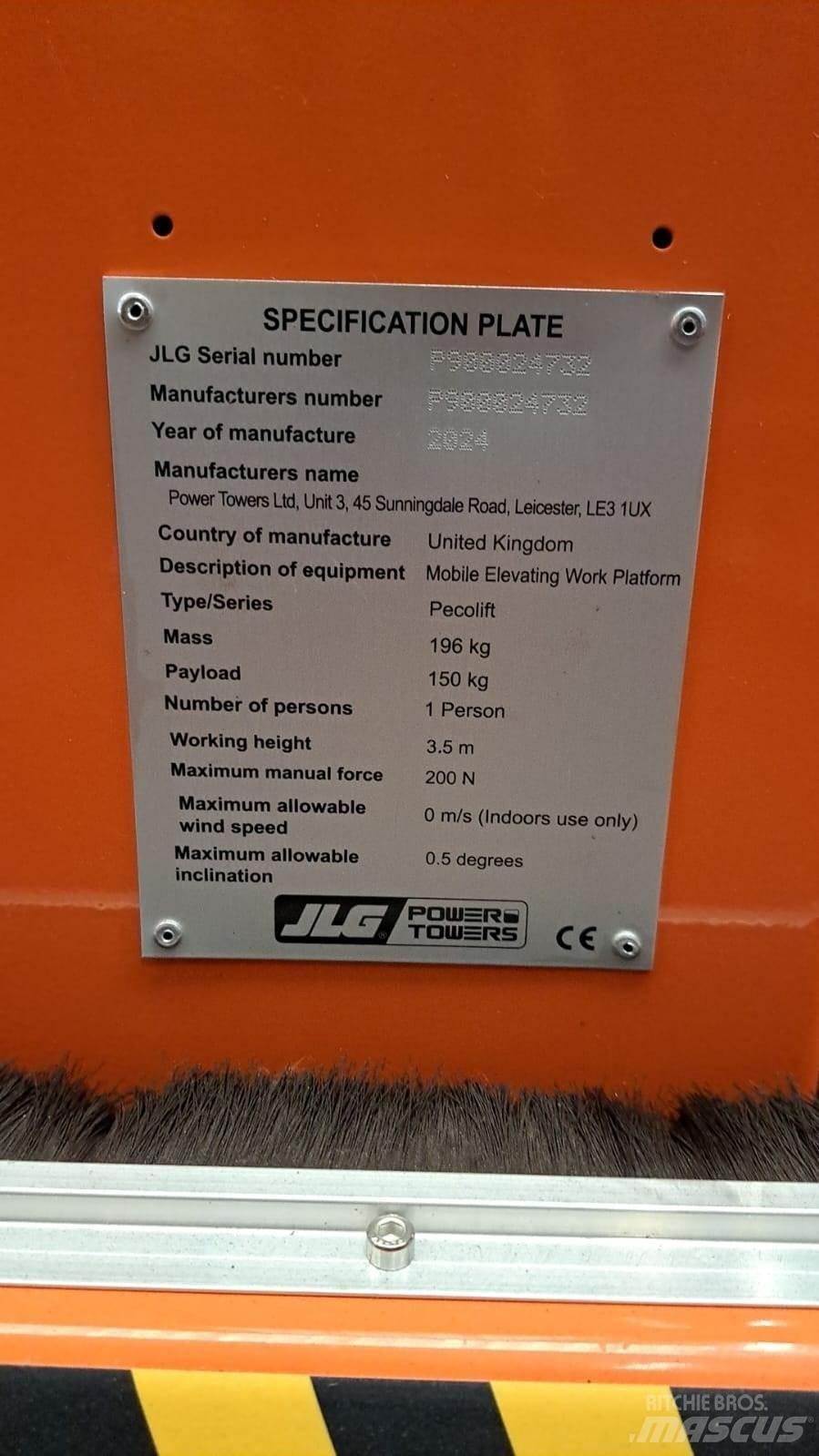 JLG Pecolift Andere Arbeitsbühnen
