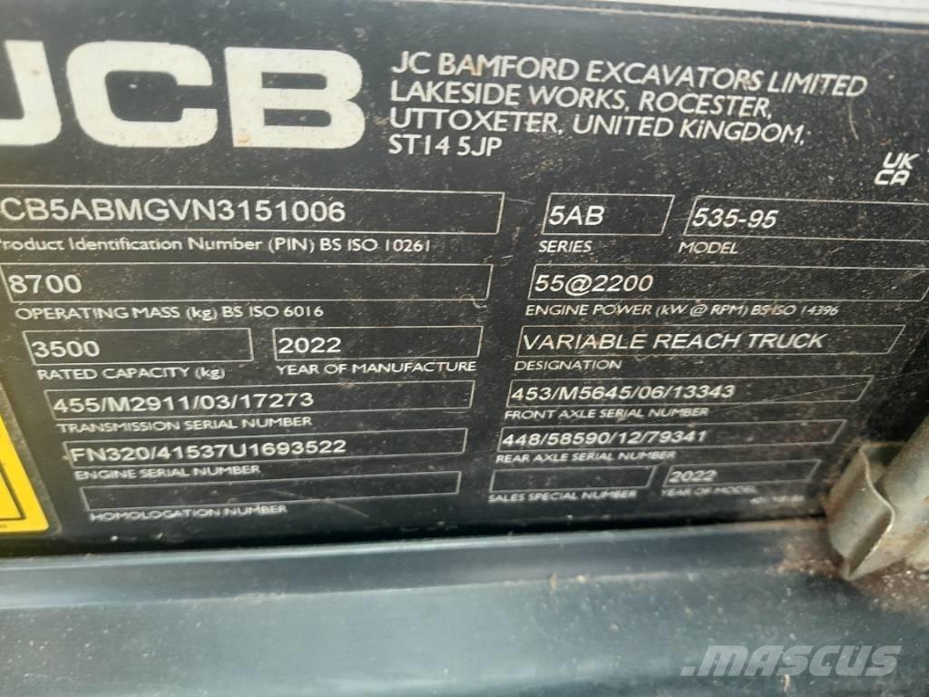 JCB 535-95 Teleskoplader für Landwirtschaft