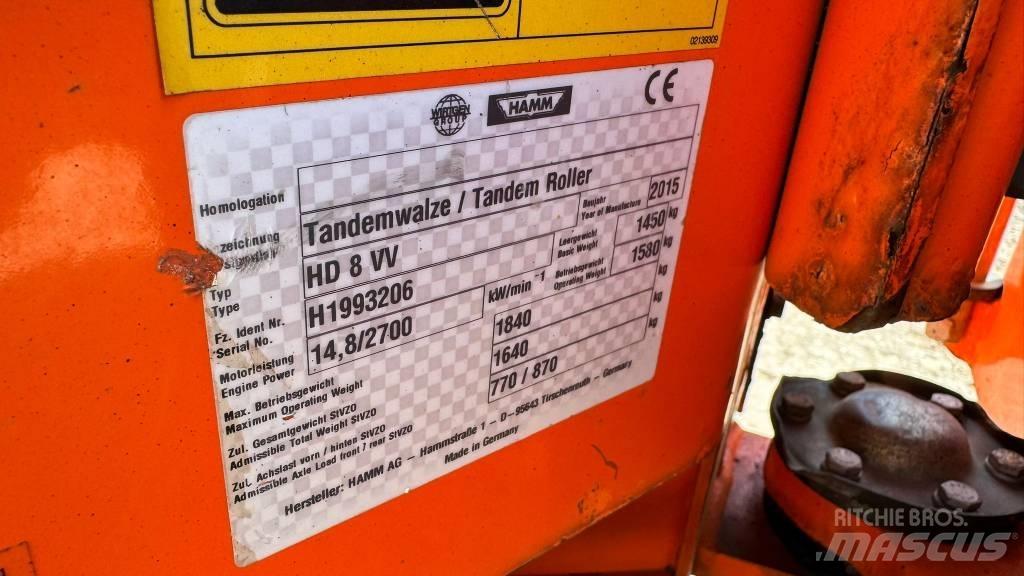 Hamm HD 8 VV Tandemwalzen