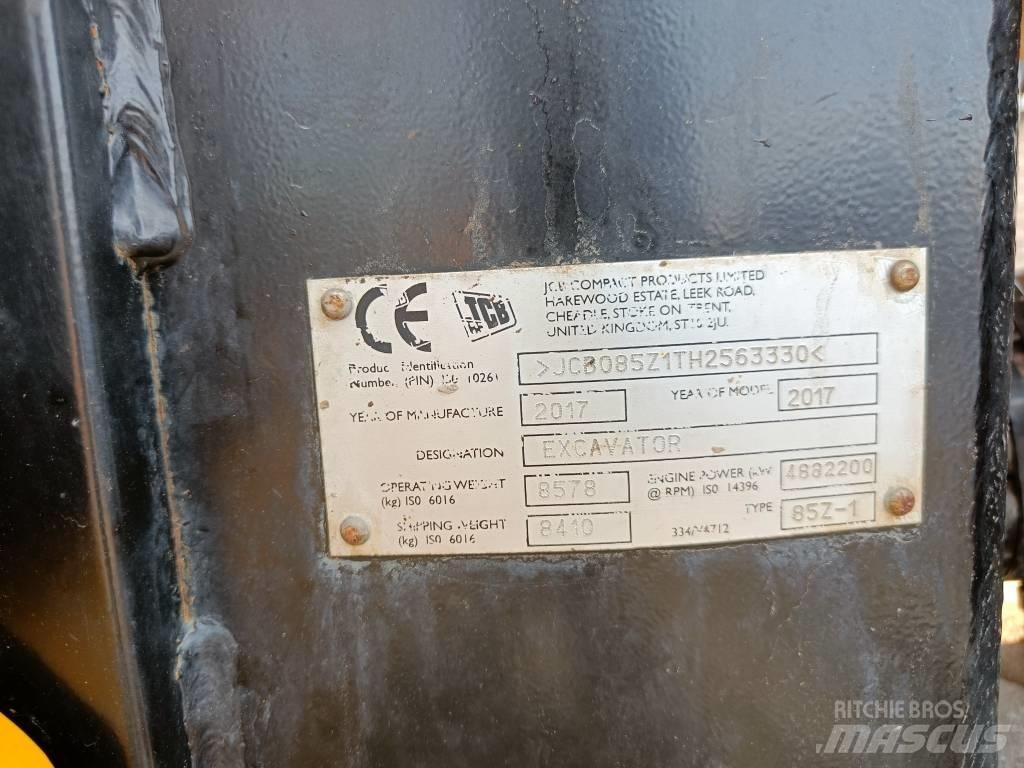JCB 85Z-1 ECO Midibagger  7t - 12t