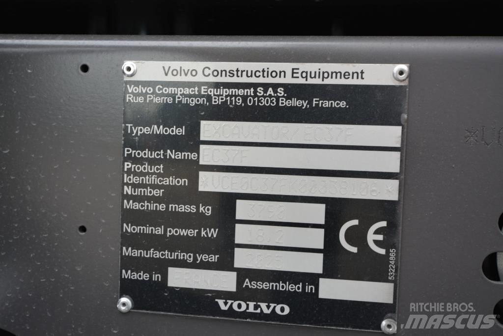 Volvo EC 37 F Aircon Minibagger < 7t