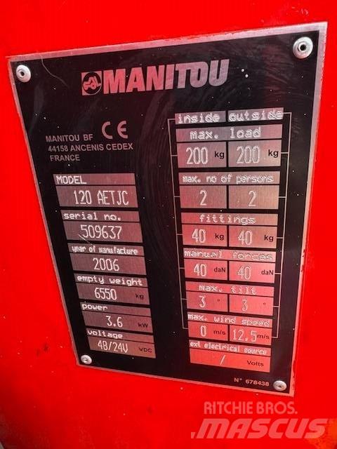 Manitou 120 AET JC Gelenkteleskoparbeitsbühnen