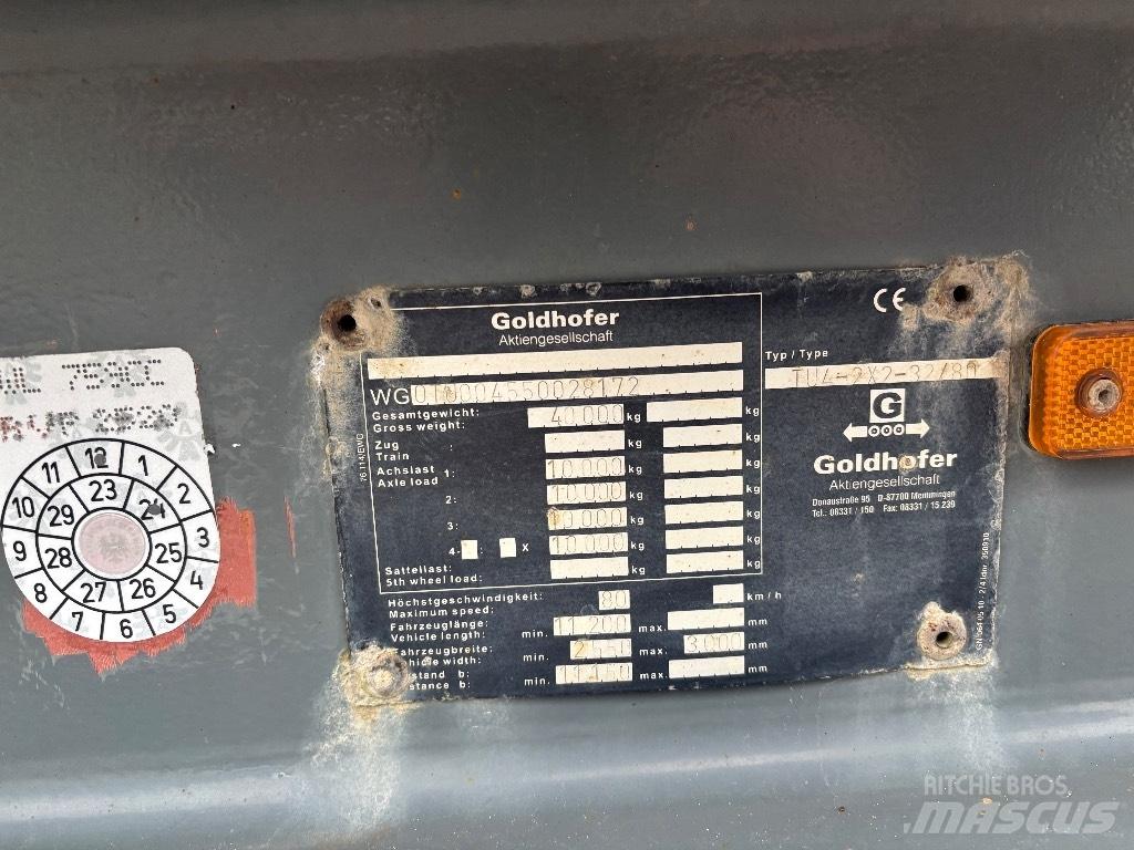 Goldhofer Tieflader Tieflader