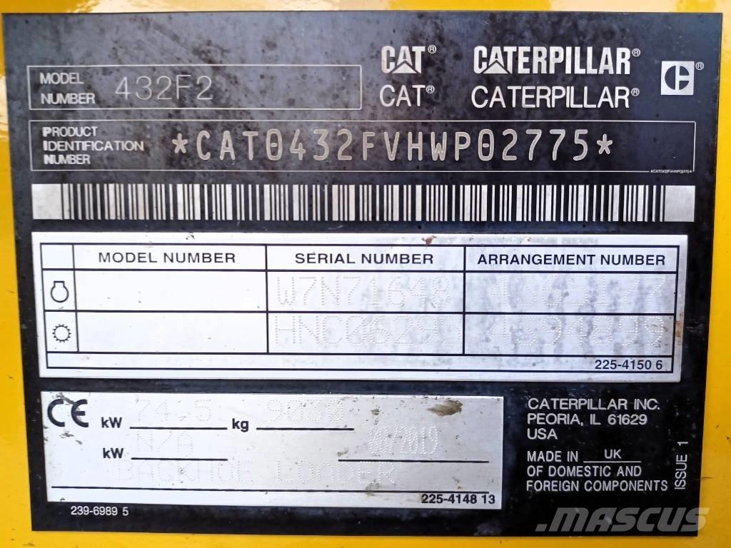 CAT 432 F Baggerlader