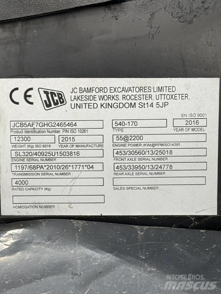 JCB 540-170 Teleskoplader