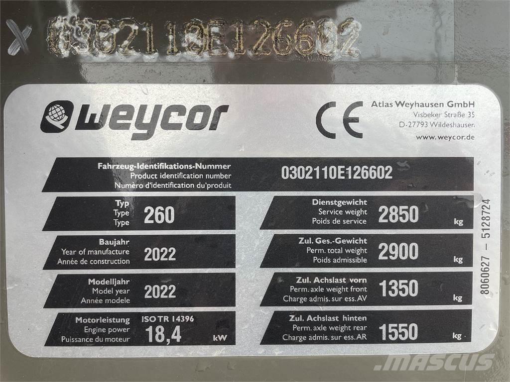 Weycor AW260 Walzen