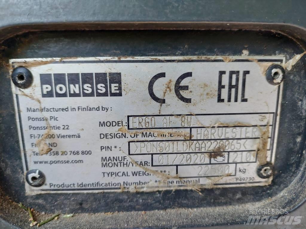 Ponsse Ergo AF 8W Harvester