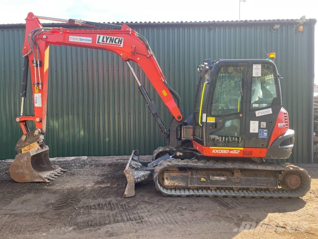 Kubota KX 080-4a2 Midibagger  7t - 12t