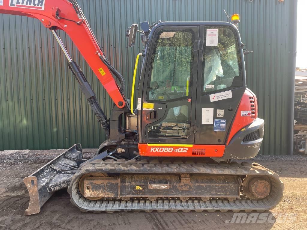 Kubota KX 080-4a2 Midibagger  7t - 12t
