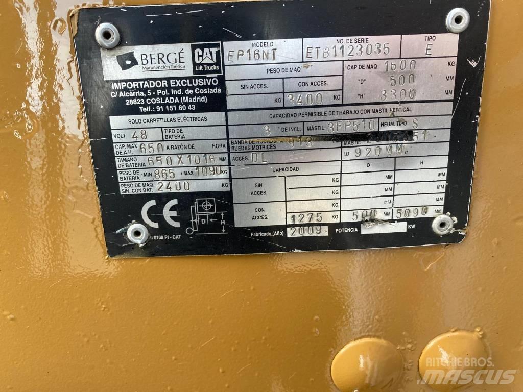 CAT EP 16 NT Elektrostapler
