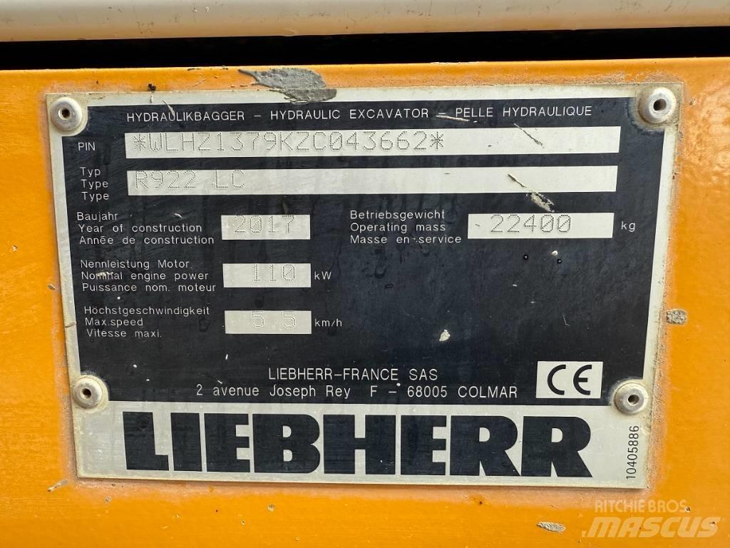Liebherr R 922 LC Raupenbagger