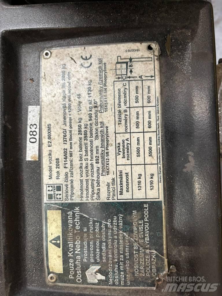 Hyster E2.00XMS Elektrostapler