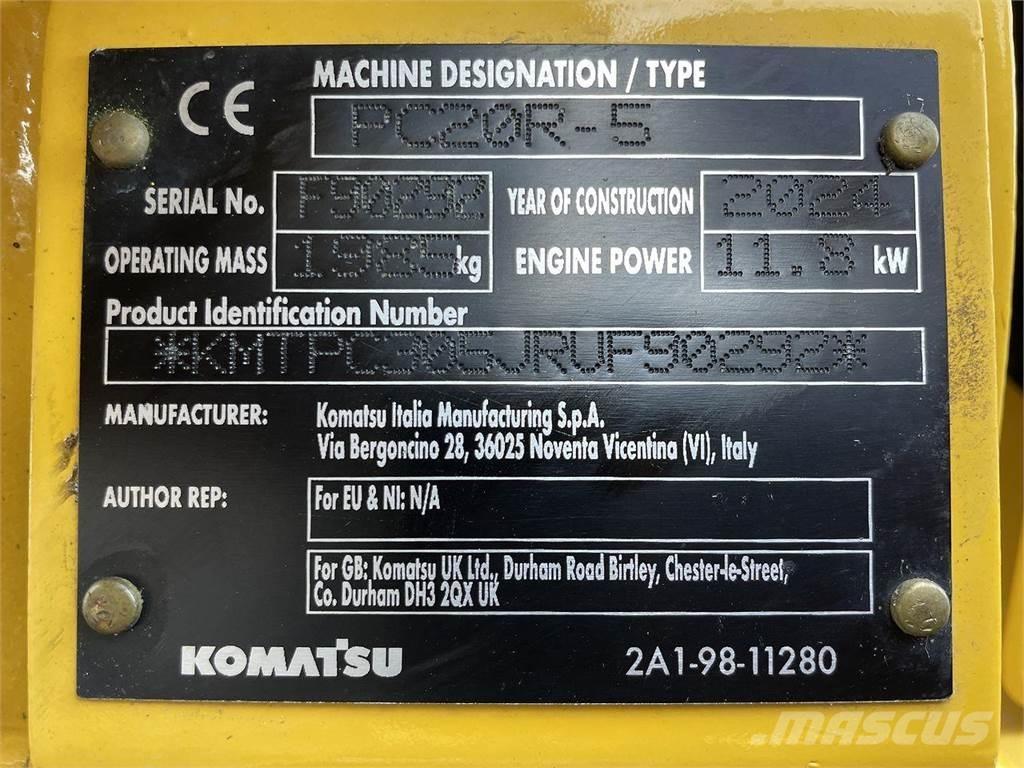 Komatsu PC20R-5 Mobilbagger