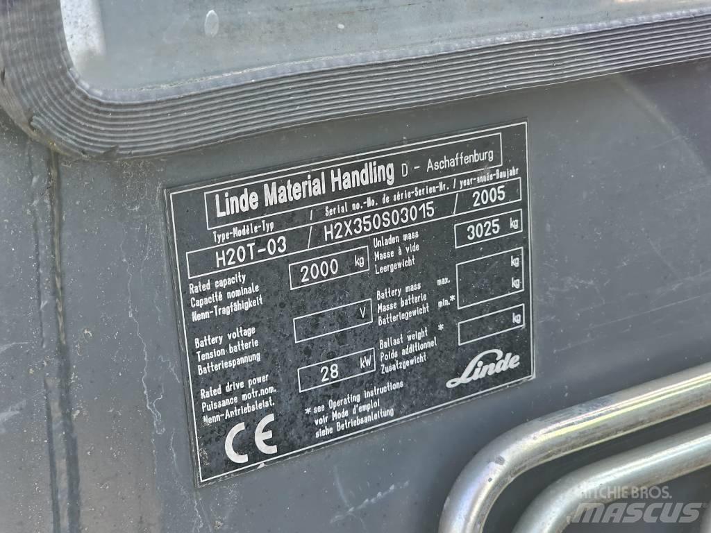 Linde H20T-03 Gasstapler