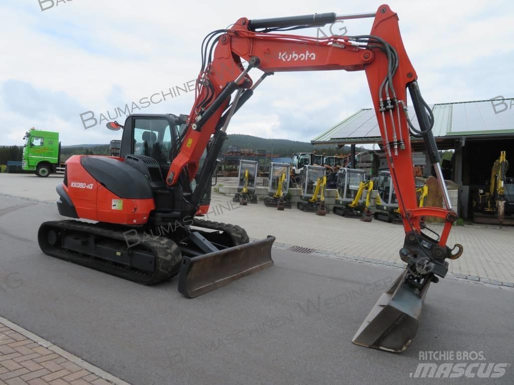 Kubota KX 080-4 Minibagger < 7t