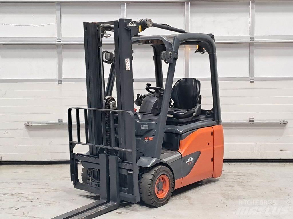 Linde E16C-02 Elektrostapler