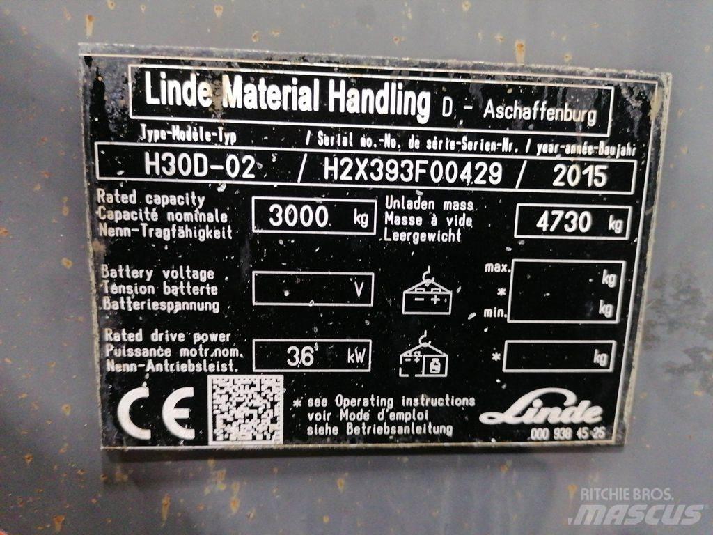 Linde H30D-02 Dieselstapler