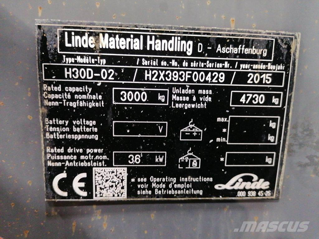 Linde H30D-02 Dieselstapler