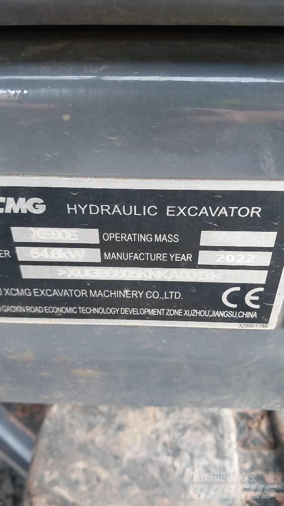XCMG XE 80 E Midibagger  7t - 12t