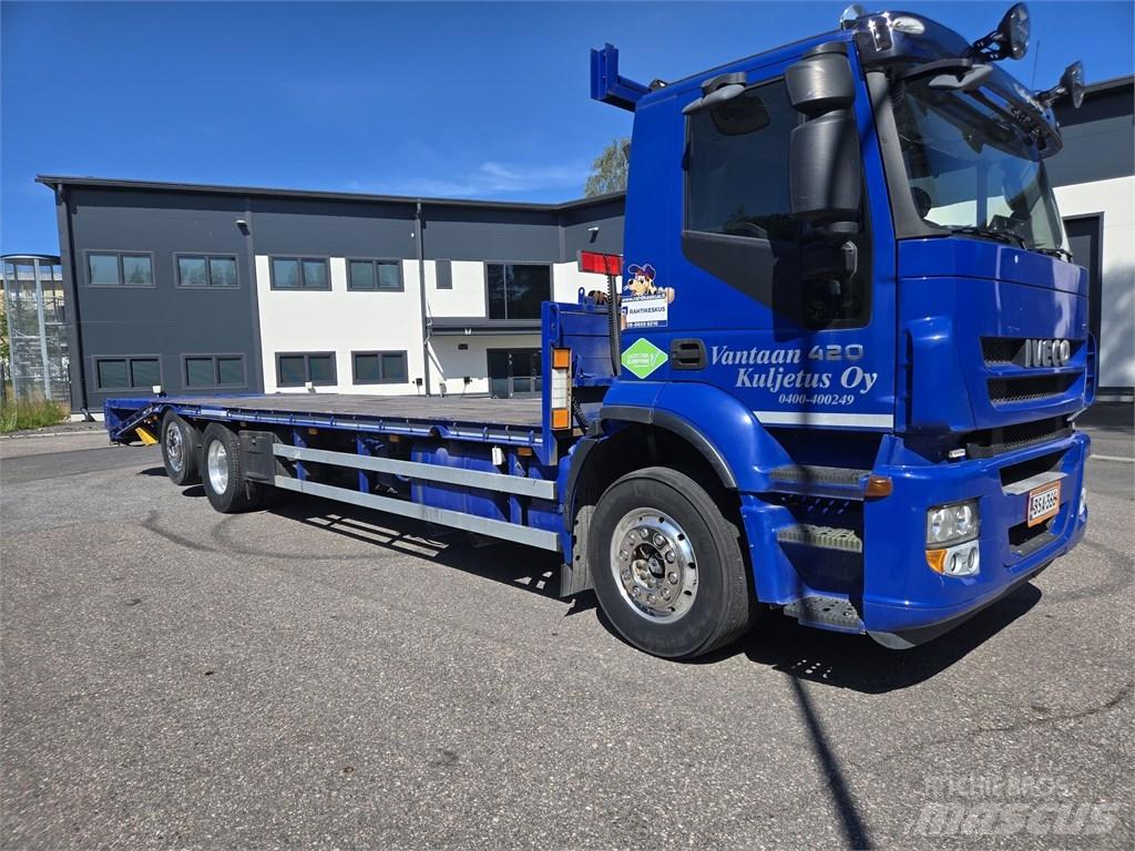 Iveco Stralis 26.420 Pritschenwagen/Pritschenwagen mit Seitenklappe