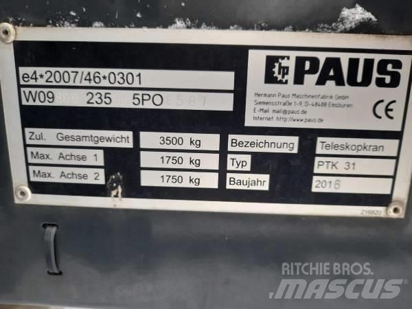 Paus PTK 31 Andere Krane