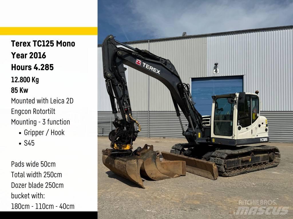 Terex Ecotec TC125 Midibagger  7t - 12t