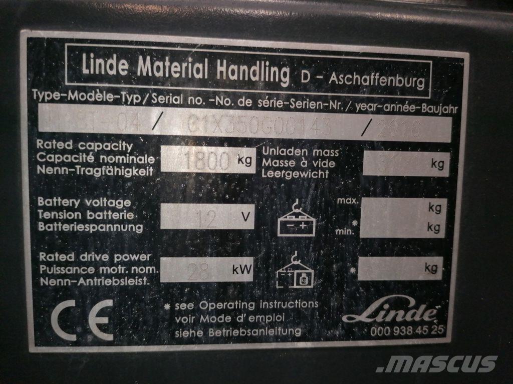 Linde H18T-04 Gasstapler